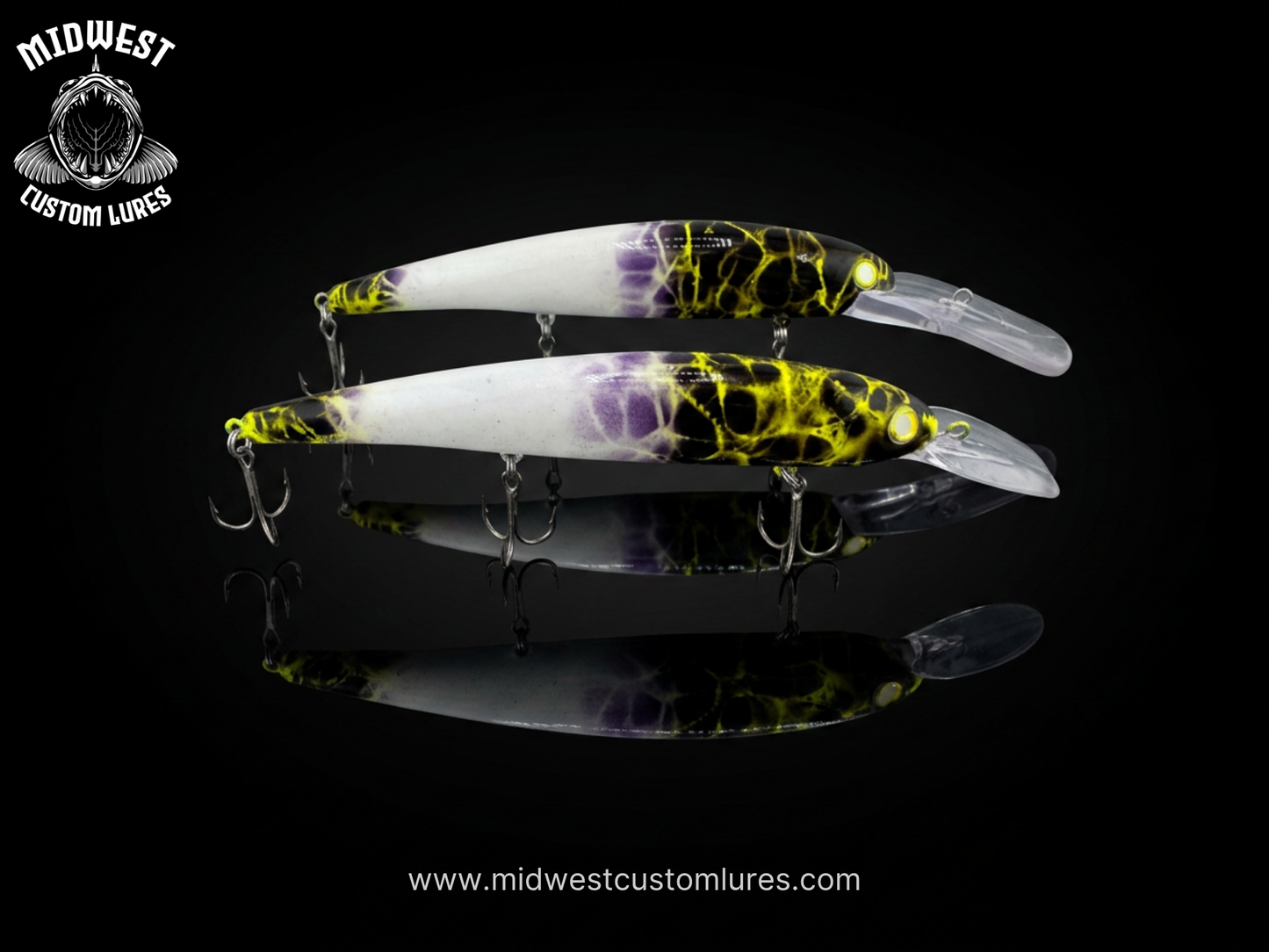 Bandit Style Crankbaits Glow Series, Shallow and Deep Diving