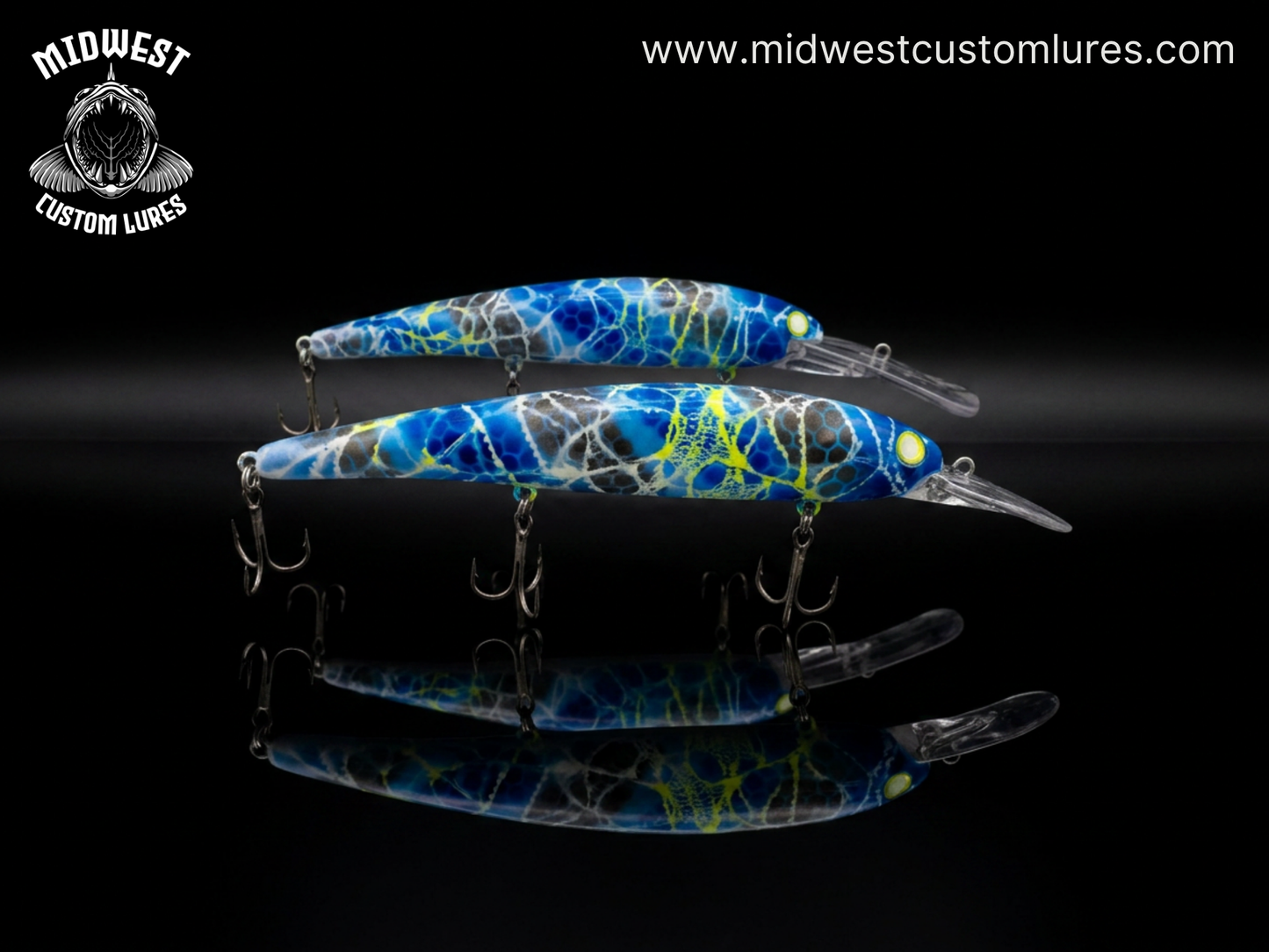 Bandit Style Crankbaits Glow Series, Shallow and Deep Diving