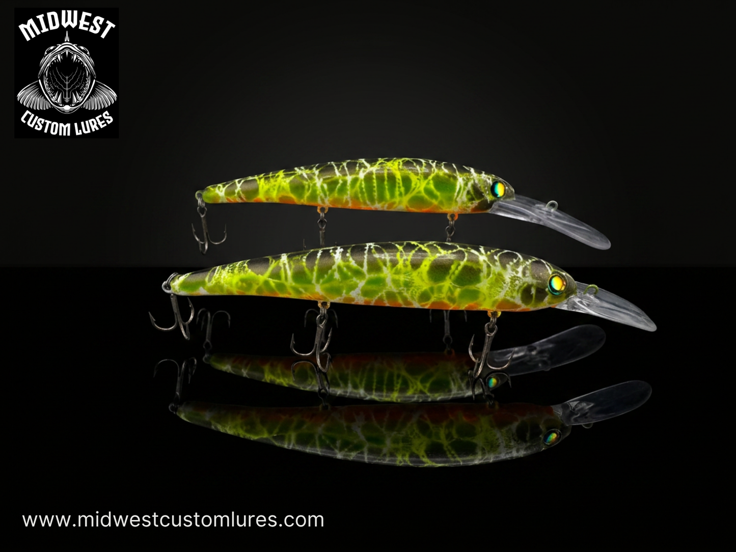 Bandit Style Crankbaits Glow Series, Shallow and Deep Diving