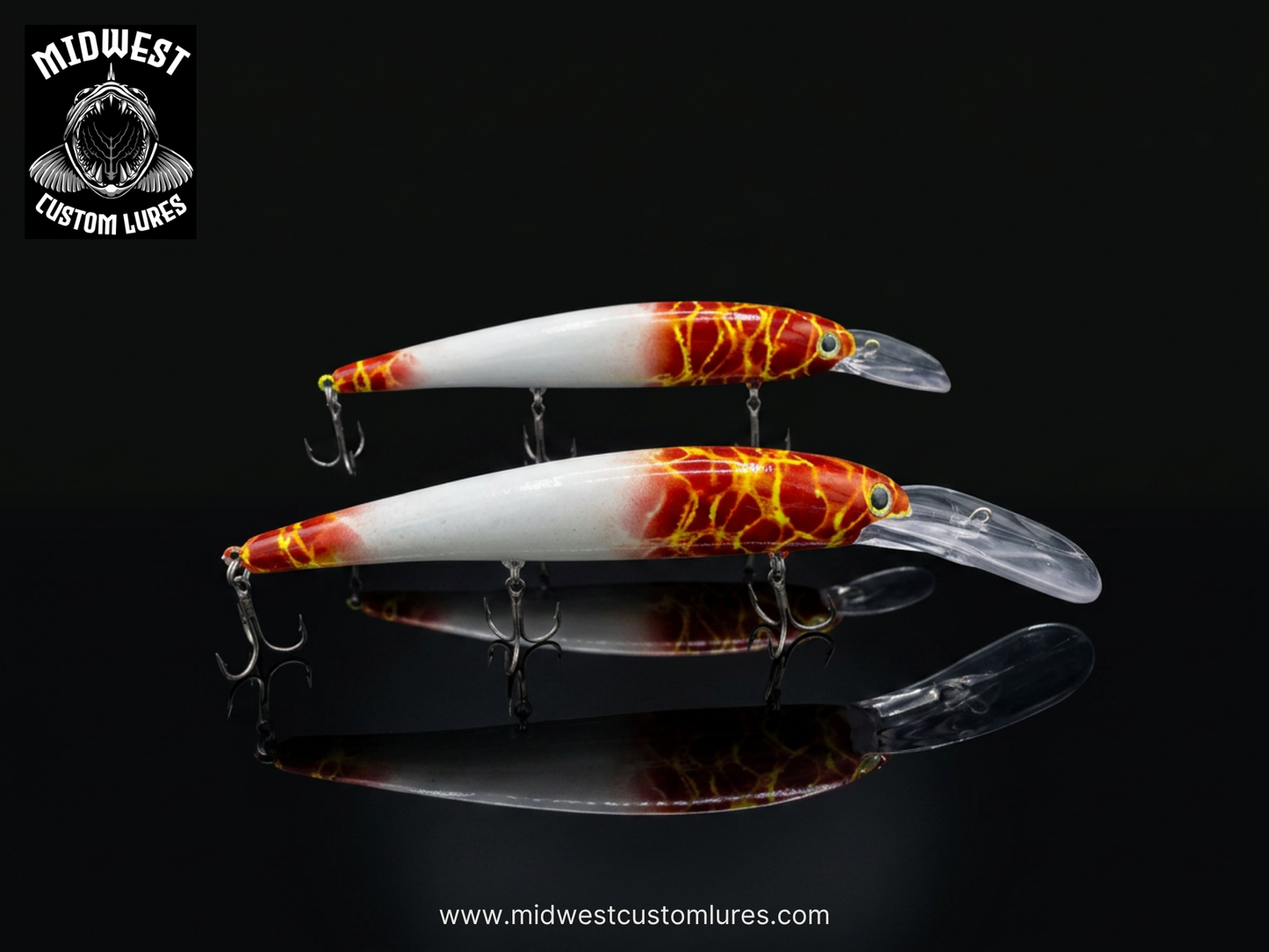 Bandit Style Crankbaits Glow Series, Shallow and Deep Diving