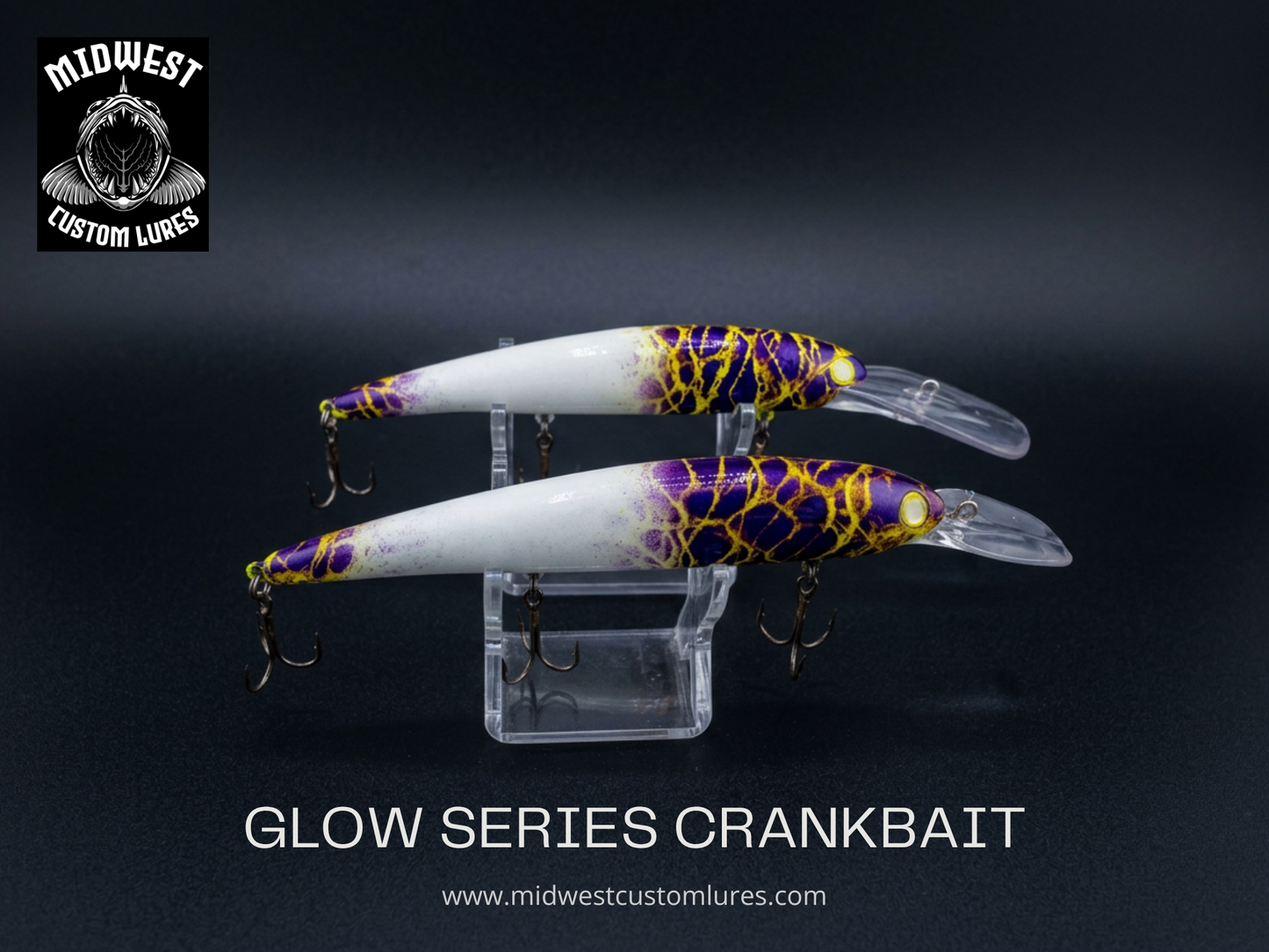 Bandit Style Crankbaits Glow Series, Shallow and Deep Diving