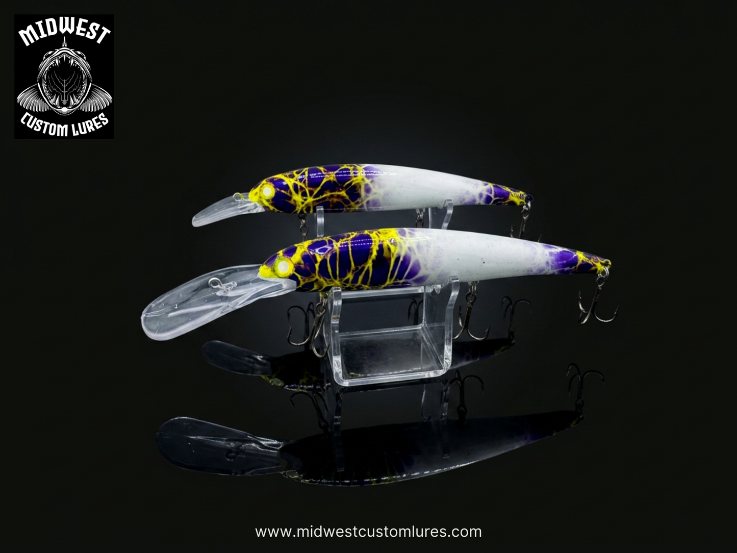 Bandit Style Crankbaits Glow Series, Shallow and Deep Diving